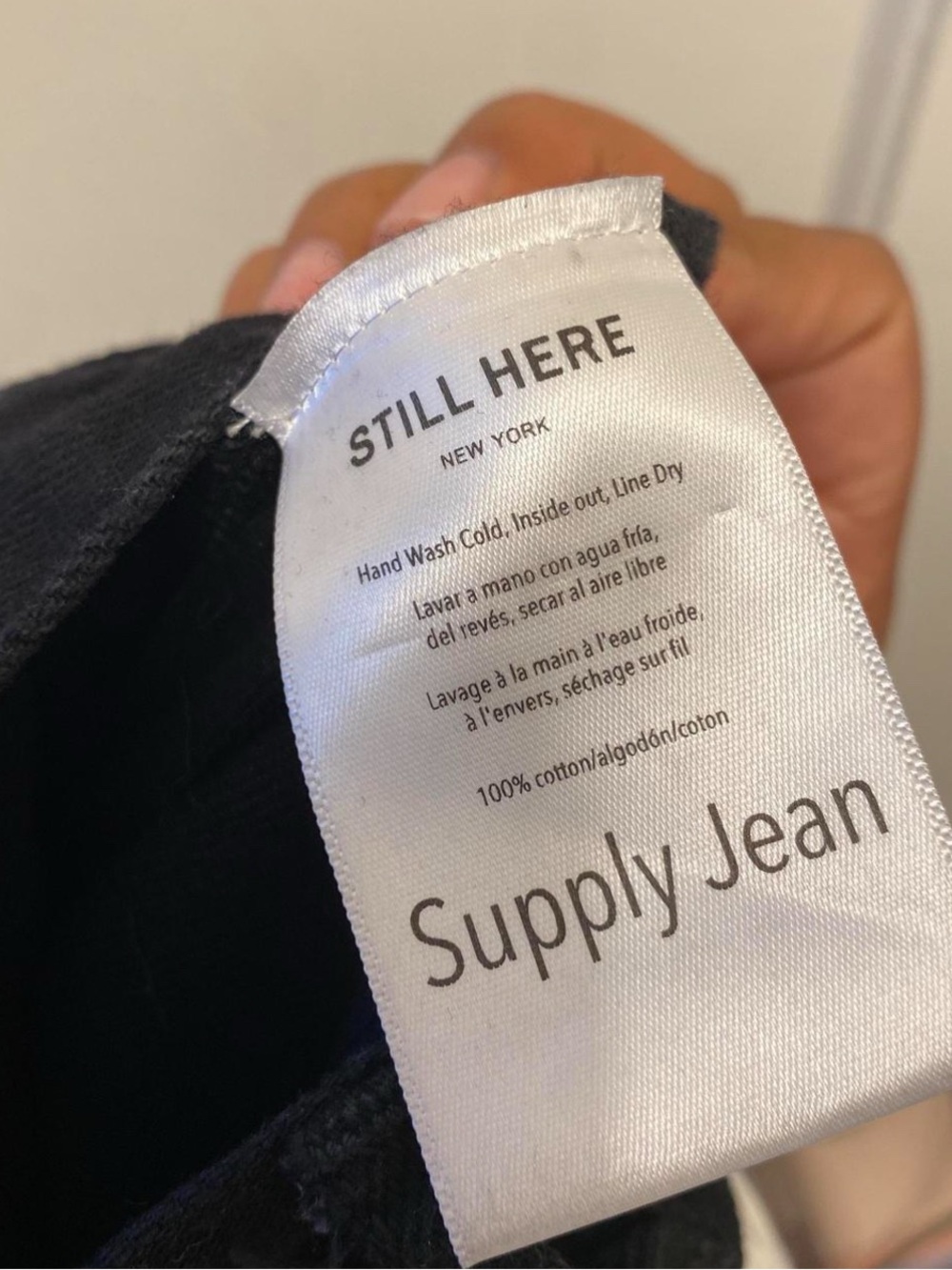Still Here New York Supply Jean in Black - Picture 6 of 6